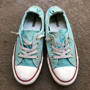 Light Blue Converse All Star Low Top